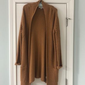 Cinnamon colored long sweater